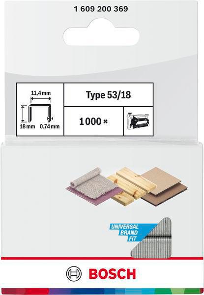 8000341059 - Detailbild_Feindrahtklammer Typ 53 BxL 11,4x18mm Dicke 0,74mm 1000er Pack BOSCH