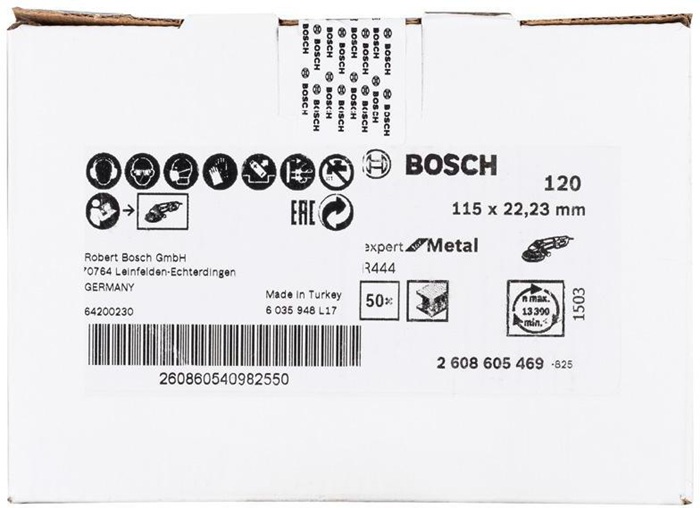 8000341090 - Detailbild_Fiberschleifscheibe EN 13743 Expert f.Metal D.115mm Körnung 120 Korund