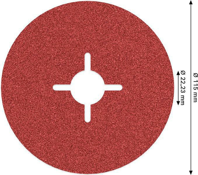 8000341127 - Detailbild2_Fiberschleifscheibe PRO R780 D.115mm Körnung 80