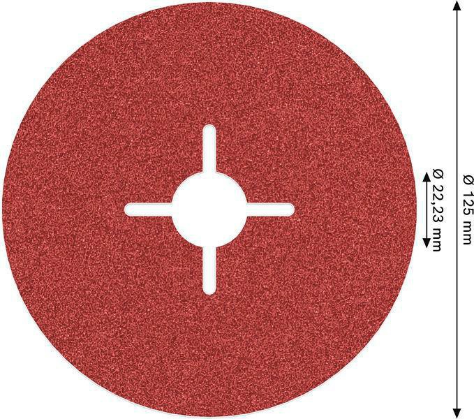 8000341133 - Detailbild_Fiberschleifscheibe PRO R780 D.125mm Körnung 80