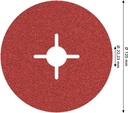 8000341133 - Detailbild_Fiberschleifscheibe PRO R780 D.125mm Körnung 80