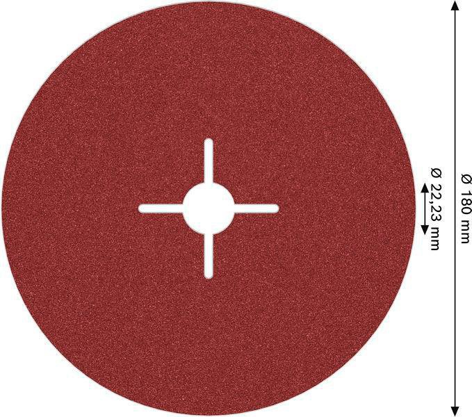 8000341134 - Detailbild2_Fiberschleifscheibe PRO R780 D.180mm Körnung 100