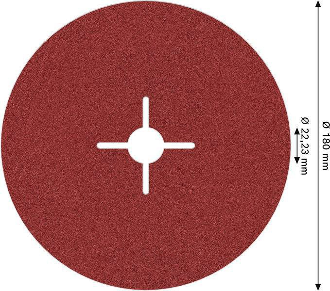 8000341135 - Detailbild_Fiberschleifscheibe PRO R780 D.180mm Körnung 120
