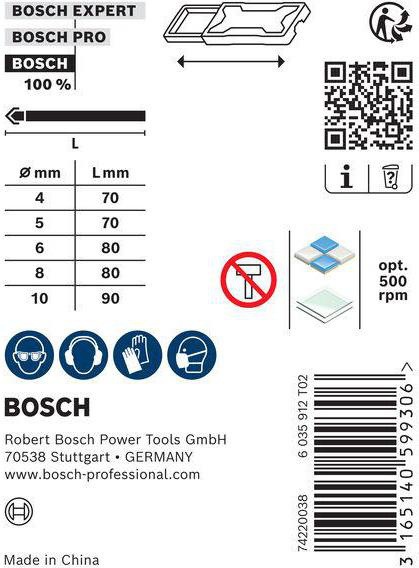 8000341273 - Detailbild3_Fliesenbohrer-Set CYL-9 Ceramic 5tlg. L.70mm D.4/5/6/8/10mm BOSCH