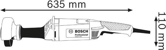 8000341365 - Detailbild2_Geradschleifer GGS 8 CE Prof.8000min-¹ 1200 W 20mm BOSCH