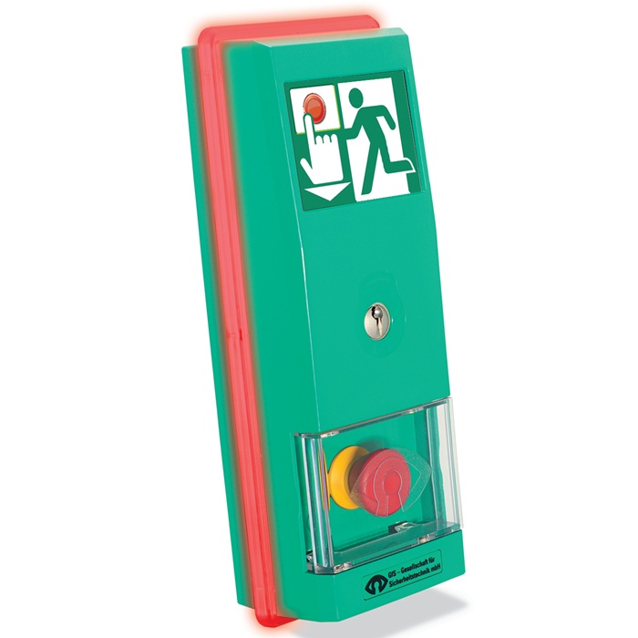 3000254046 - Detailbild_Steuerterminal m.Netzteil,Aufputz,m.Display Überwachung v.Türen Ku.grün GFS