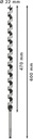 8000341781 - Detailbild3_Holzschlangenbohrer PRO Wood Arbeits-L.470mm D.22mm L.600mm 6-kt SW 11,1mm BOSCH