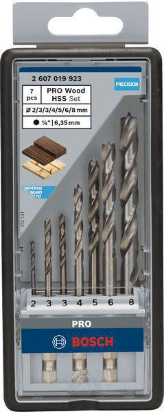 8000341845 - Detailbild5_Holzspiralbohrer-Set PRO Wood Gr.A 7tlg. Arbeits-L.24-75mmmm D.2-8mm 6KT