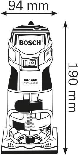 8000341857 - Detailbild2_Kantenfräse GKF 600 Aufnahme-L.600W Spannung 230V Werkzeugaufnahme 6/8mm BOSCH