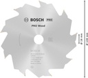 8000342130 - Detailbild5_Kreissägeblatt PRO Wood D.130mm Bohrung 30mm 9Zähne ATB/FT BOSCH