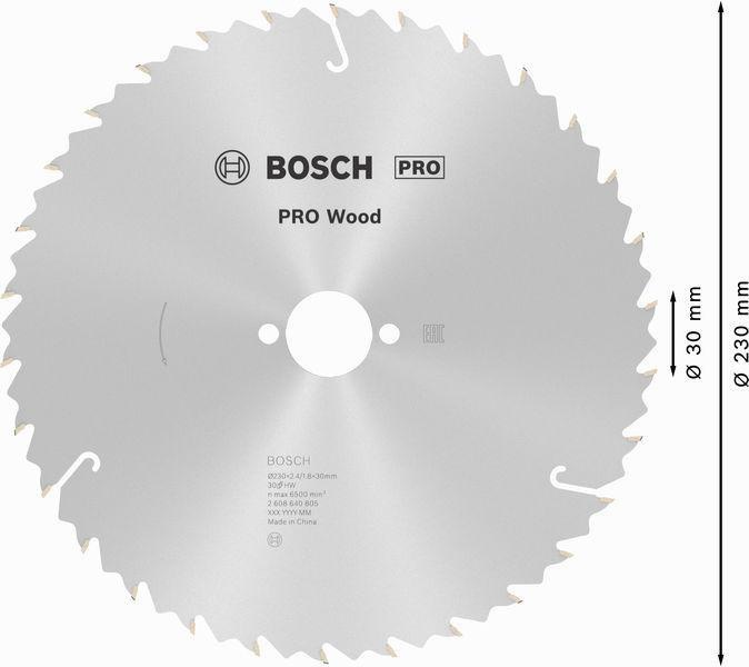 8000342141 - Detailbild5_Kreissägeblatt PRO Wood D.230mm Bohrung 30mm 30Zähne ATB/FT BOSCH