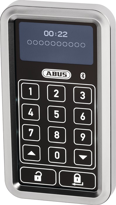 3000280248 - Detailbild_Tastatur CFT3100 S Touch-Oberfläche silber ABUS