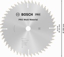 8000342258 - Detailbild2_Kreissägeblatt PRO Multi Material D.184mm Bohrung 16mm 48Zähne HLTCG BOSCH