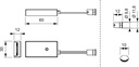 3000550114 - Detailbild_Mini IR-Sensorschalter switch 24 V 24 V L.60mm 72 W weiß L&S