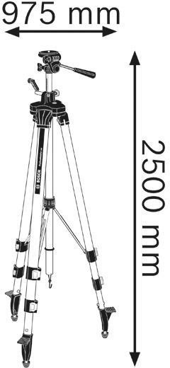 8000342361 - Detailbild2_Kurbelstativ BT 250 97,5-250cm 3,4kg BOSCH