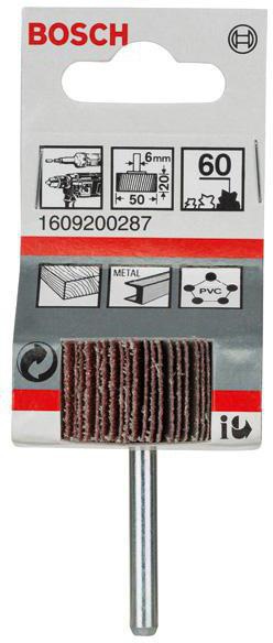 8000342390 - Detailbild4_Lamellenschleifer DxL 50x20mm Spannschaft 6mm Korund Körnung 60 BOSCH