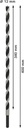 8000342716 - Detailbild3_Maschinenholzbohrer PRO Wood Arbeits-L.340mm D.12mm L.400mm Schaft-D.10mm BOSCH