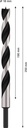 8000342721 - Detailbild_Maschinenholzbohrer M-Spitze Arbeits-L.190mm D.18mm L.250mm Schaft-D.10mm BOSCH