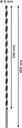 8000342727 - Detailbild3_Maschinenholzbohrer PRO Wood Arbeits-L.340mm D.8mm L.400mm Schaft-D.8mm BOSCH