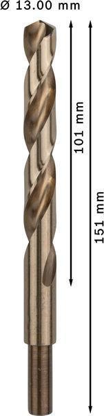 8000342828 - Detailbild_Metallbohrer PRO Stainless Steel Arbeits-L.101mm D.13mm L.151mm 5St. BOSCH