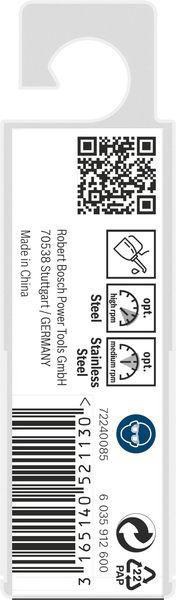 8000342838 - Detailbild_Metallbohrer PRO Stainless Steel Arbeits-L.36mm D.3,3mm L.65mm 10St. BOSCH
