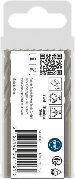 8000342848 - Detailbild2_Metallbohrer PRO Stainless Steel Arbeits-L.43mm D.4,1mm L.75mm 10St. BOSCH