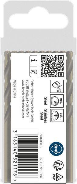 8000342850 - Detailbild4_Metallbohrer PRO Stainless Steel Arbeits-L.43mm D.4,2mm L.75mm 10St. BOSCH