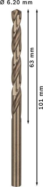 8000342869 - Detailbild3_Metallbohrer PRO Stainless Steel D.6,2mm Arbeits-L.63mm L.101mm 10St. BOSCH