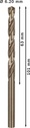 8000342869 - Detailbild3_Metallbohrer PRO Stainless Steel D.6,2mm Arbeits-L.63mm L.101mm 10St. BOSCH