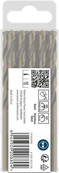 8000342869 - Detailbild5_Metallbohrer PRO Stainless Steel D.6,2mm Arbeits-L.63mm L.101mm 10St. BOSCH