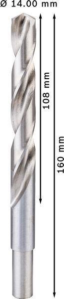 8000342893 - Detailbild3_Metallbohrer PRO Metal Arbeits-L.108mm D.14mm L.160mm 4St. BOSCH