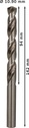 8000342919 - Detailbild4_Metallbohrer PRO Metal Arbeits-L.94mm D.10,9mm L.142mm 5St. BOSCH