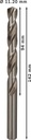 8000342923 - Detailbild2_Metallbohrer PRO Metal Arbeits-L.94mm D.11,2mm L.142mm 5St. BOSCH