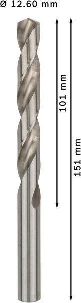 8000342940 - Detailbild5_Metallbohrer PRO Metal Arbeits-L.101mm D.12,6mm L.151mm 5St. BOSCH
