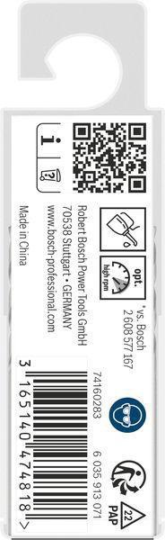 8000342950 - Detailbild4_Metallbohrer PRO Metal Arbeits-L.27mm D.2,3mm L.53mm 10St. BOSCH