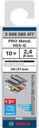 8000342951 - Detailbild5_Metallbohrer PRO Metal Arbeits-L.30mm D.2,4mm L.57mm 10St. BOSCH