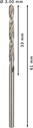 8000342959 - Detailbild_Metallbohrer PRO Metal Arbeits-L.33mm D.3mm L.61mm 10St. BOSCH