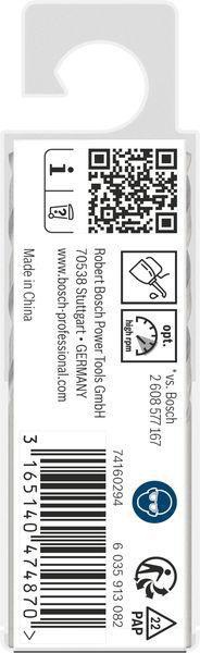8000342966 - Detailbild2_Metallbohrer PRO Metal Arbeits-L.39mm D.3,4mm L.70mm 10St. BOSCH