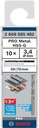 8000342966 - Detailbild4_Metallbohrer PRO Metal Arbeits-L.39mm D.3,4mm L.70mm 10St. BOSCH