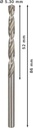 8000342996 - Detailbild2_Metallbohrer PRO Metal Arbeits-L.52mm D.5,3mm L.86mm 10St. BOSCH