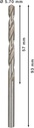 8000343001 - Detailbild5_Metallbohrer PRO Metal Arbeits-L.57mm D.5,7mm L.93mm 10St. BOSCH