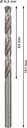 8000343008 - Detailbild_Metallbohrer PRO Metal Arbeits-L.63mm D.6,3mm L.101mm 10St. BOSCH