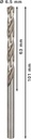 8000343010 - Detailbild4_Metallbohrer PRO Metal Arbeits-L.63mm D.6,5mm L.101mm 10St. BOSCH