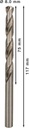 8000343031 - Detailbild4_Metallbohrer PRO Metal Arbeits-L.75mm D.8mm L.117mm 5St. BOSCH
