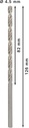8000343076 - Detailbild_Metallbohrer PRO Metal Arbeits-L.82mm D.4,5mm L.126mm Typ N HSS-G 5St. BOSCH