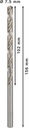 8000343089 - Detailbild4_Metallbohrer PRO Metal Arbeits-L.102mm D.7,5mm L.156mm Typ N HSS-G 5St BOSCH