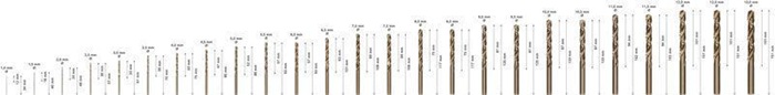 8000343120 - Detailbild_Metallbohrer-Set PRO Stainless Steel 25tlg. Arbeits-L.12-101mm D.1-13mm BOSCH