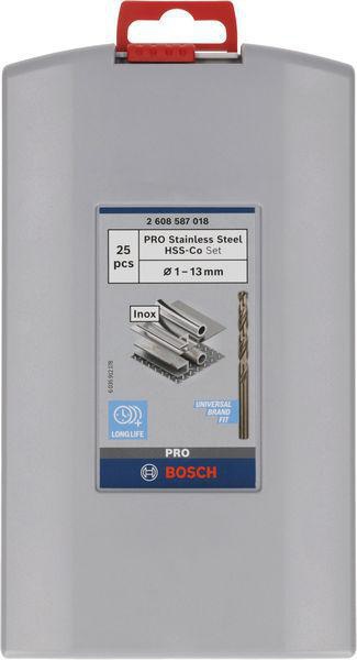 8000343120 - Detailbild2_Metallbohrer-Set PRO Stainless Steel 25tlg. Arbeits-L.12-101mm D.1-13mm BOSCH