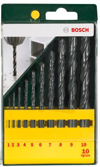 8000343129 - Detailbild_Metallbohrer-Set HSS-R 10tlg. D.1-10mm