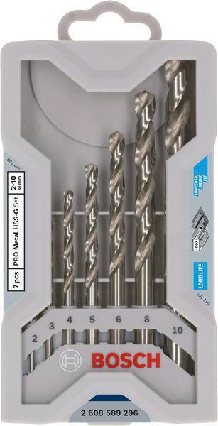 8000343142 - Detailbild_Metallbohrer-Set PRO Stainless Steel 7tlg. Arbeits-L.24-87mm D.2-10mm L.49-133mm